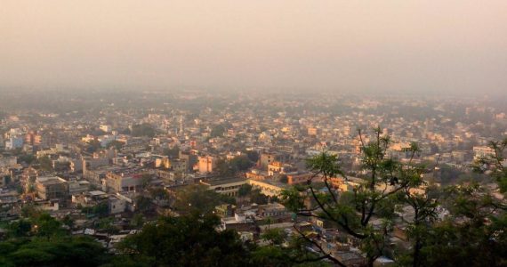 Dewas City from Chamunda Mata Tekri