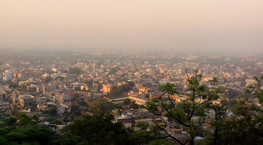 Dewas City from Chamunda Mata Tekri