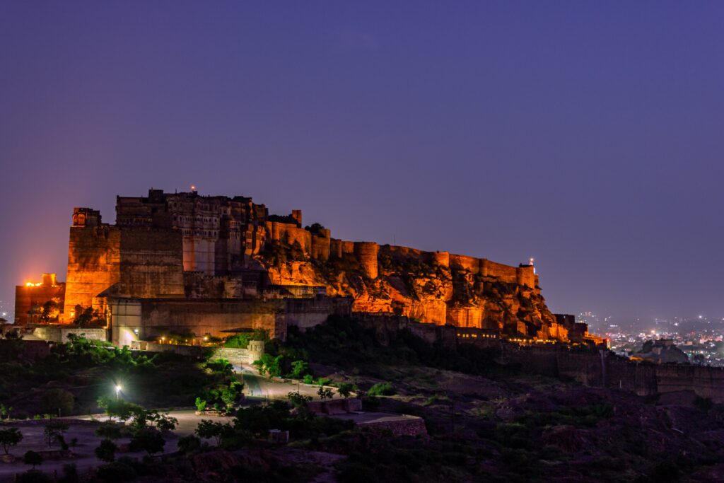 Mehrangarh Fort, Jodhpur, Night Light